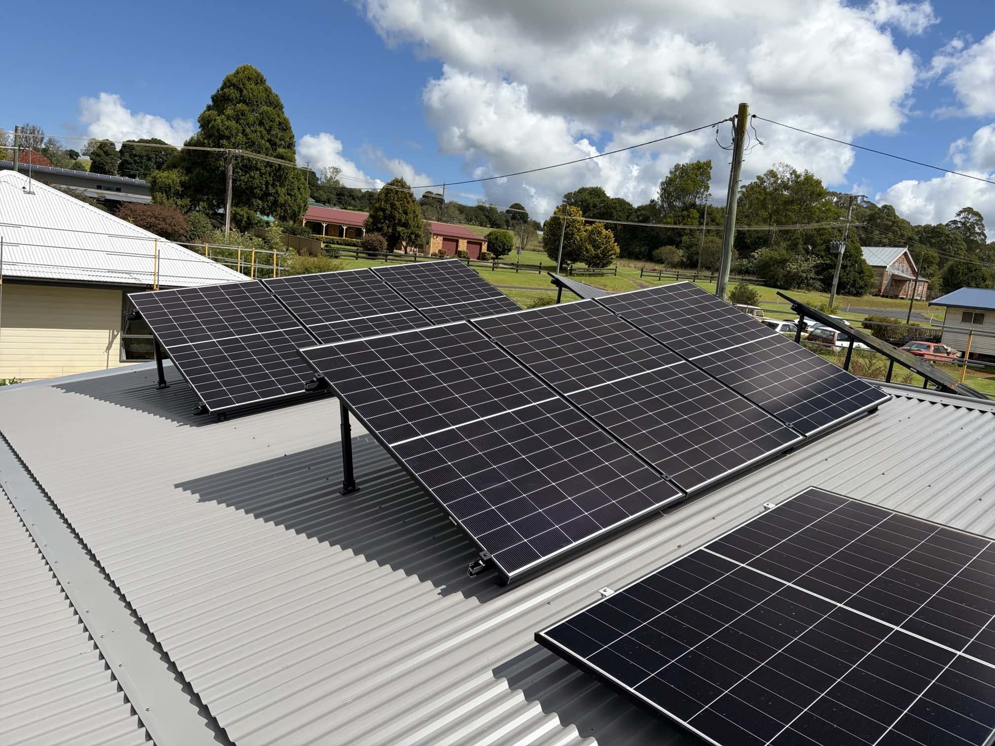 A home solar system installed by Coffs Coast Electrical near Dorrigo
