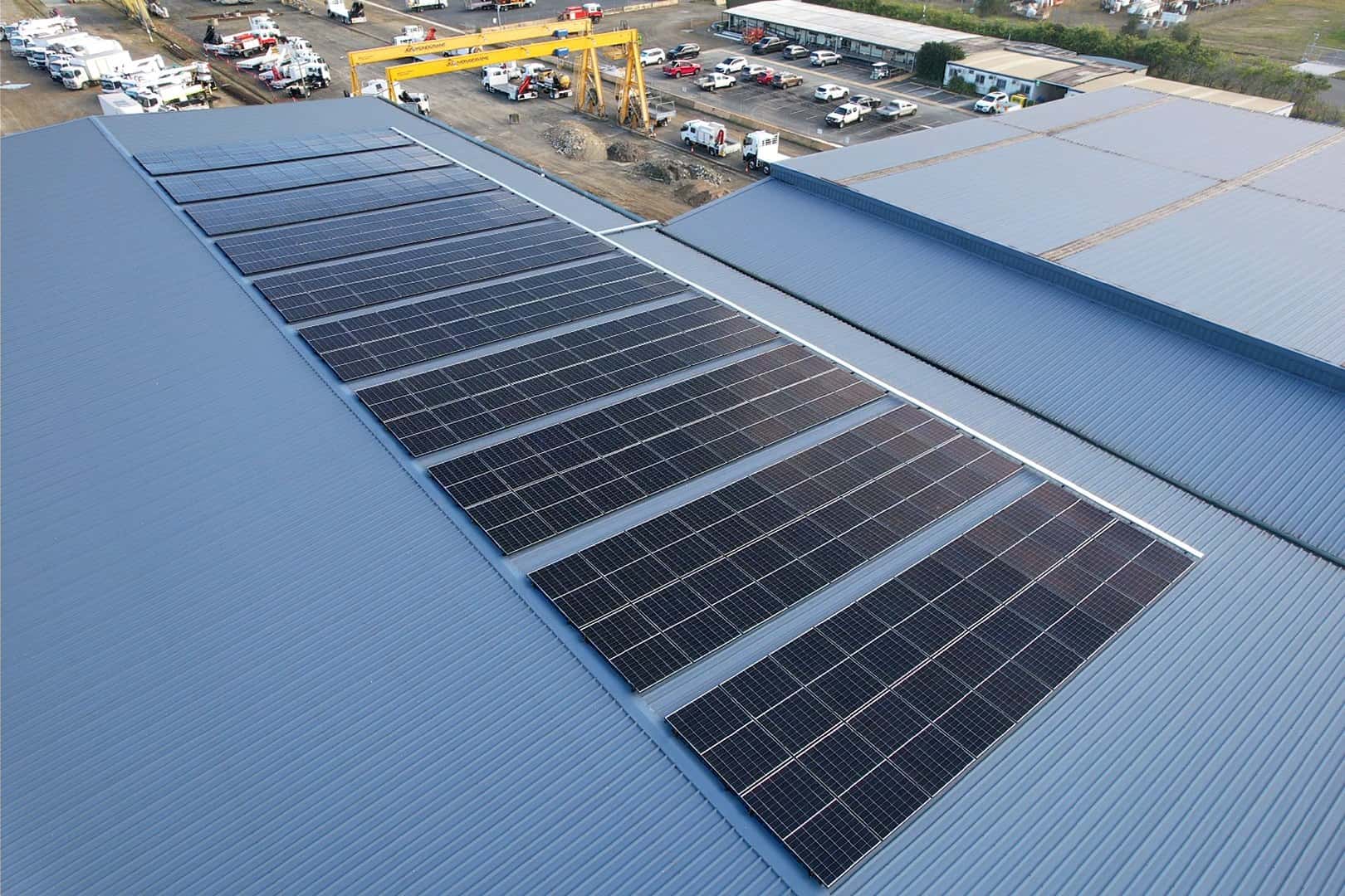 Commercial solar installed by Coffs Coast Electrical, the nearest system to Urunga