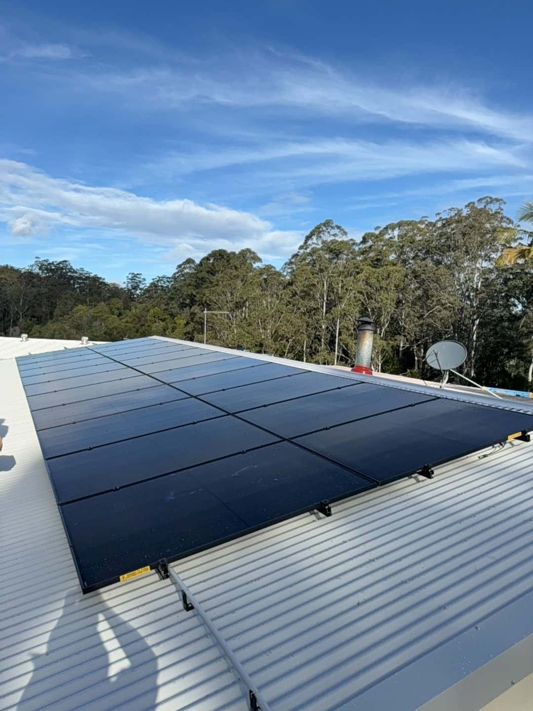 A home solar system installed by Coffs Coast Electrical near Woolgoolga